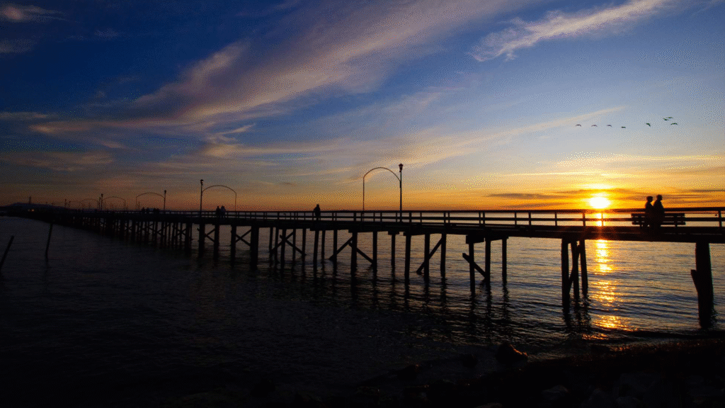 photo of dock over ocean - hugh & mckinnon realty